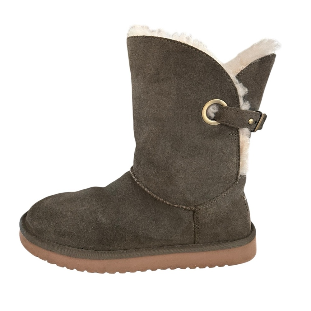 UGG Koolaburra Olive Green Shearling Boots Size 8